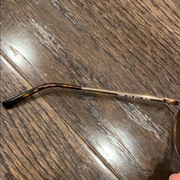 Gold/ brown Tory Burch sunglasses main image 5